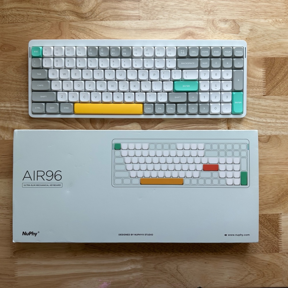 Nuphy Air96 with Wrist rest